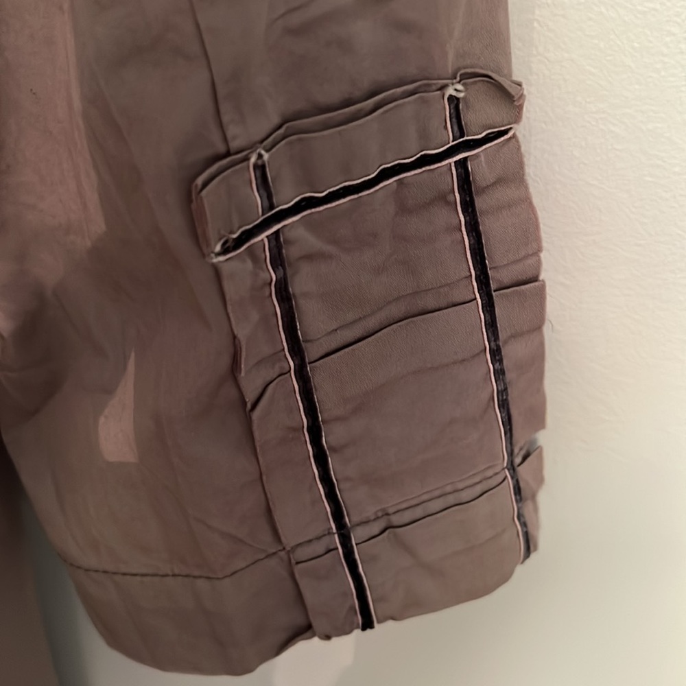 BURNING TORCH BY KARYN KRAVEN JACKET GRAY WITH LIGHT BLUE ACCENTS - Picture 4 of 9